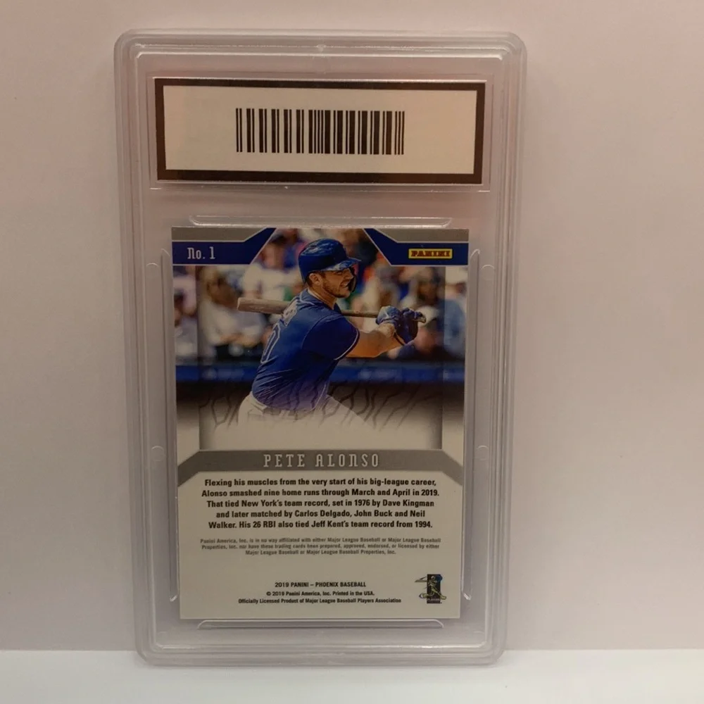 2019 Panini Phoenix Pete Alonso Mets RC #1 (MISC8)